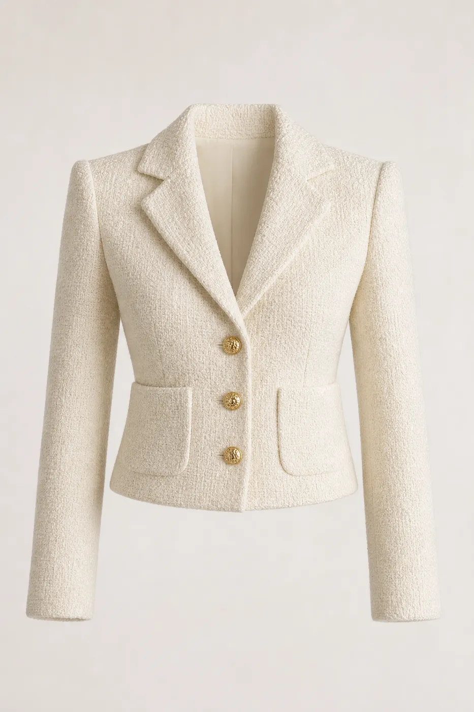 Structured Bouclé Wool Blazer — Series 18