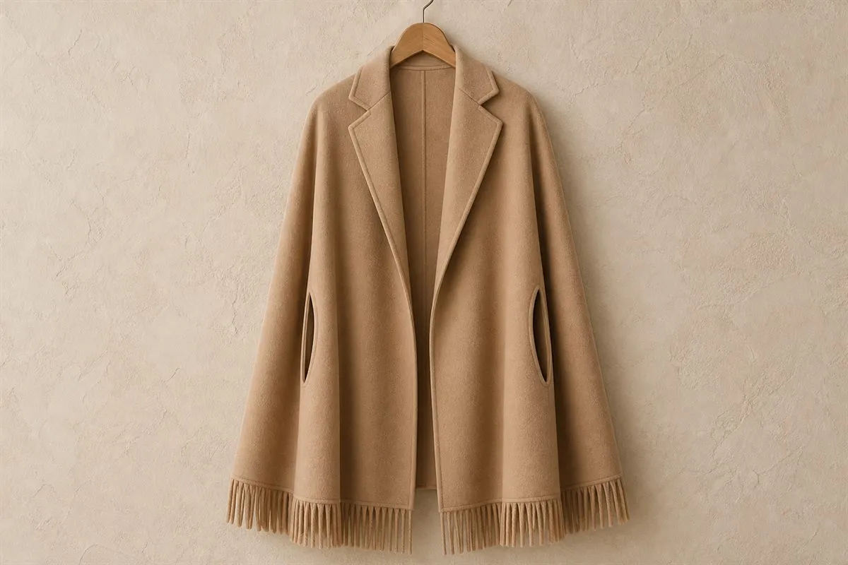 Cape Oversize en Pure Laine — Series 08