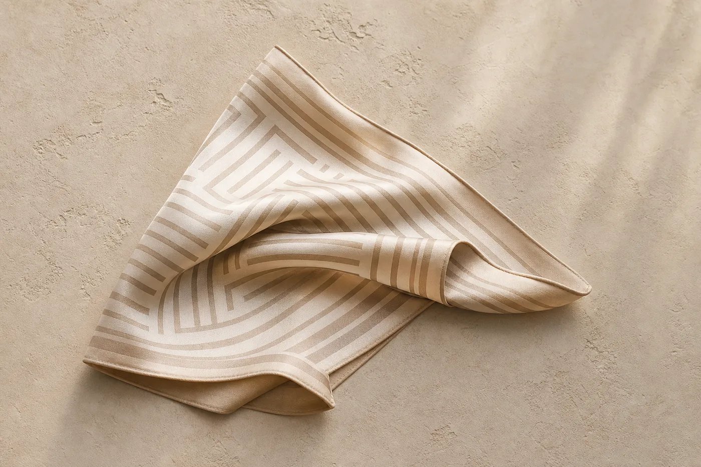 Mini Silk-Touch Square Scarf No.18