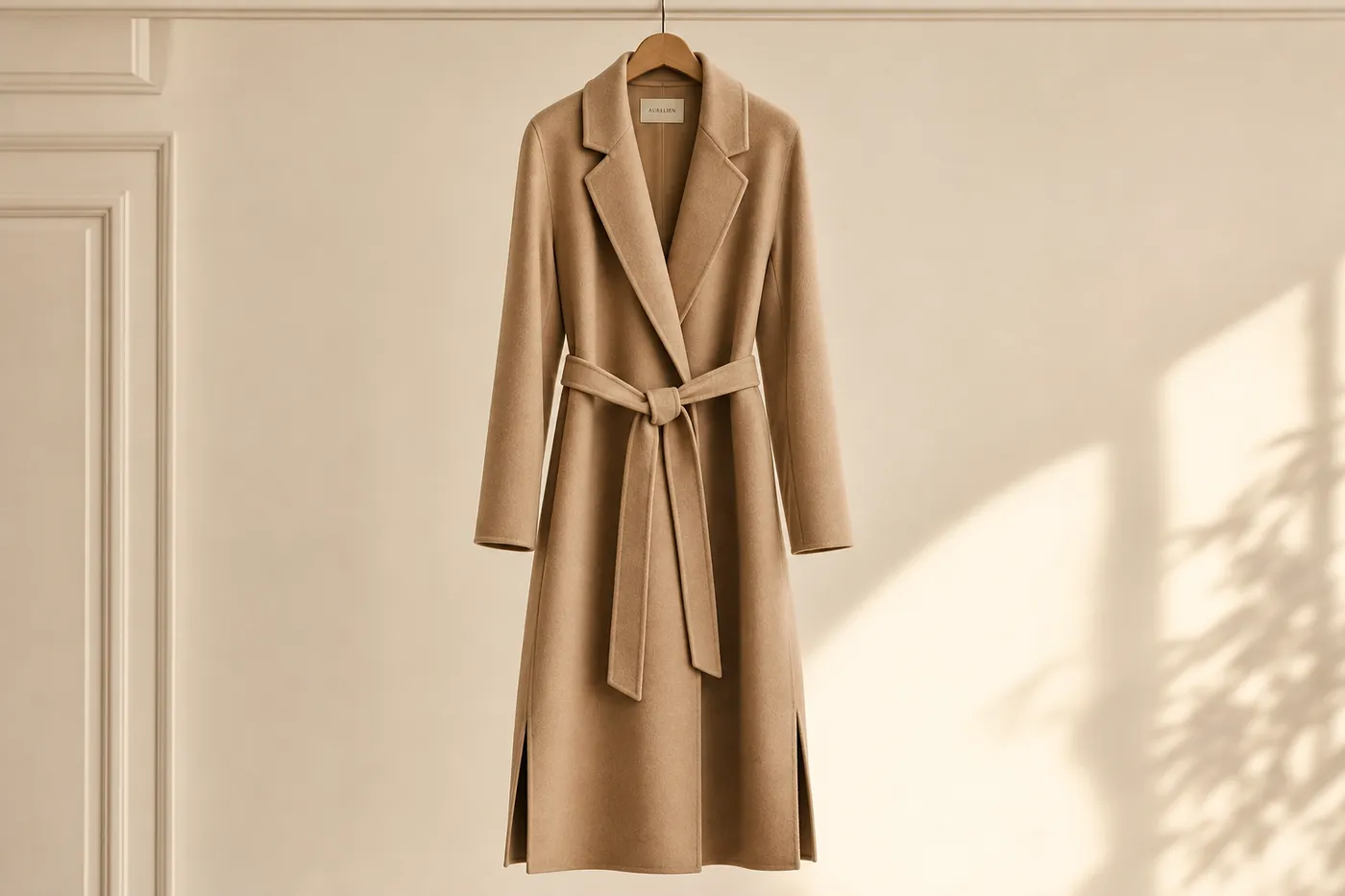 Belted Long Coat No.02