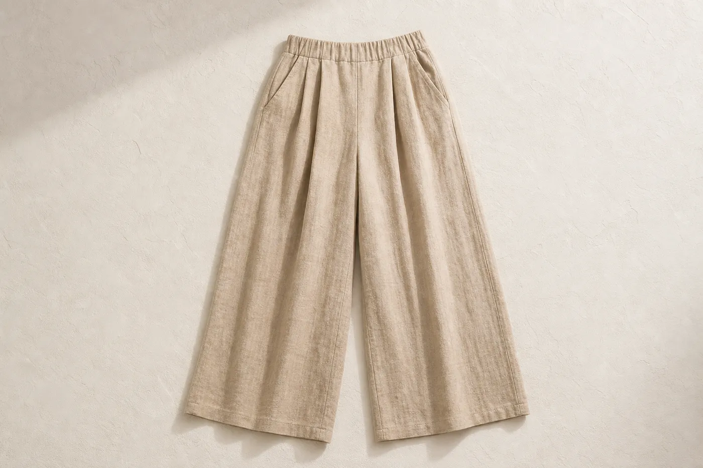 Edition Linen Palazzo Trousers — Essential