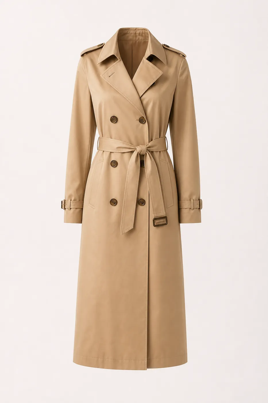 Collection Long Coated Cotton Trench Atelier